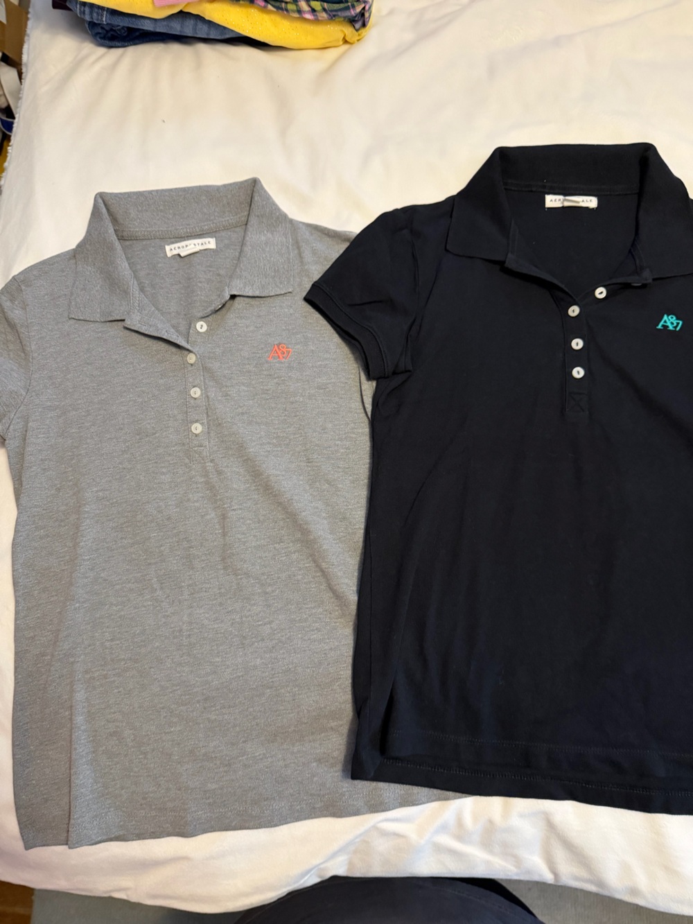 Aeropostale Polo Shirt - Gray & Black